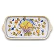 Handmade Miele Ceramic Rectangular Tray From Italy