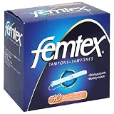 Review Femtex FT34012FN / Femtex Tampons, Cardboard Applicator, Super Plus Absorbency, 40 Tampons (Pack of 12)