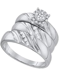 0.19CT DIAMOND FASHION TRIO SET