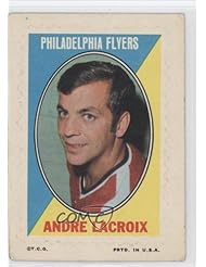 From Amazon.com. Click for details:
 Andre Lacroix (Hockey Card) 1970-71 Topps/OPC Sticker Stamps #18 Andre Lacroix (Hockey Card) 1970-71 Topps/OPC Sticker Stamps #18