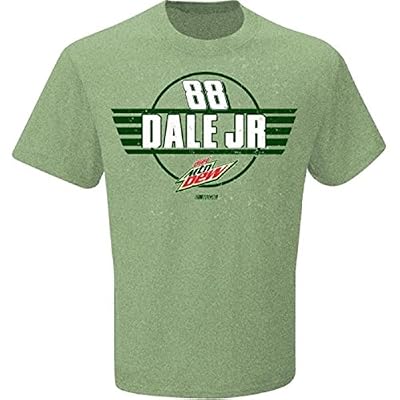Dale Earnhardt Jr NASCAR #88 Mountain Dew Fan Up T-Shirt-Green
