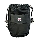 MLB Washington Nationals Leather Valuables Pouch, Black