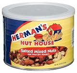Review Herman's Nut House  / Herman's Nut House Mixed Nuts With Peanuts, 40-Ounce Tins (Pack of 6)