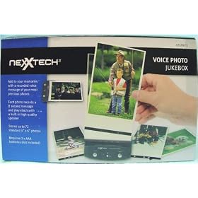 Talking Voice Photo Jukebox Silver Edition No Computer Needed