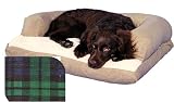 Beasley's Couch - 30 in. X 40 in. - Hunter Green Plaid