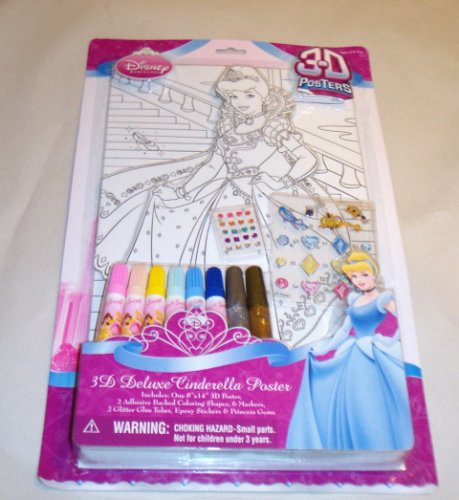 Childrens Toyshop  Toys : CINDERELLA 3D DELUXE POSTER