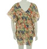 Shoshanna V-Neck Print Cover Up