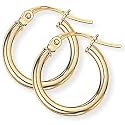9ct Classic Hoop Earrings