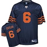 Youth Chicago Bears #6 Jay Cutler Premier Third Jersey - L 14-16