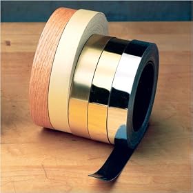 Click here to buy 13 16'' X 8' Pressure Sensitive Birch Edge Banding by Rockler.