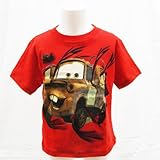 Disney ディズニー カーズ メーター 半袖 Ｔシャツ カットソーオレンジ7才