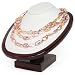 HinsonGayle AAA Exotic Metallic 8-20mm Multicolored Keshi Cultured Pearl Rope Necklace