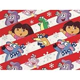 IMAGE OF Dora the Explorer Gift Wrap - 417' x 24'' Half Ream