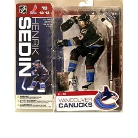McFarlane Toys 6 NHL Series 13-Henrik Sedin Vancouver Canucks- Navy Jersey by McFarlane