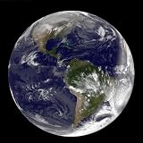 Full Earth Showing North America and South America. - Peel and Stick Wall Decal by Wallmonkeys