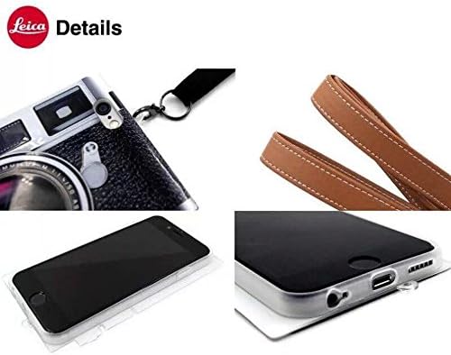 iPhone 6 Case, Elthea® Fashionable Polaroid Cartoon Camera Vintage Style Case with Lanyard for iPhone 6, Original Gifts / iPhone Case (Black)