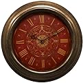 Ornate Dial Wall Clock - 12.5" (Bronze)