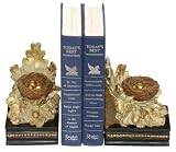 SI 93-4249 Pair Oak And Acorn Bookends