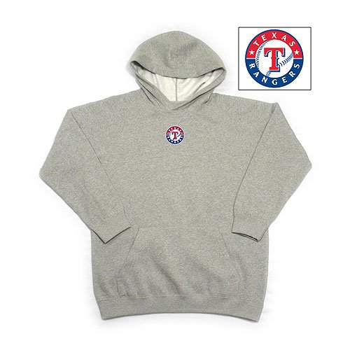 Texas Rangers MLB "JV" Youth Pullover Hooded Sweatshirt For Kids (Heather)