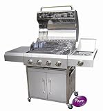 Review Plum Products  / 5 Burner Stainless Steel Barbecue with accessories