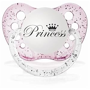 Personalized Baby Girl Princess Pacifier Personalized Baby Girl Princess Pacifier
