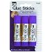 Charles Leonard Inc., Glue, Sticks, Purple, 0.28 Ounce, 3/Card (94584)