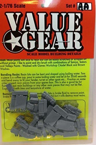 1/72 US military ammunition box, a mobile food cargo set [72AA1] 1/72 Allied Ammo & Ration Crates