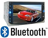 2 DIN 6.5 inch TFT LCD Touch Screen Bluetooth DVD, VCD, CD, MP3, MP4, FM, TV Player