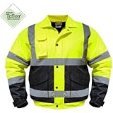 High Visibility Class III Reflective Jacket Removable Lining Two Tone