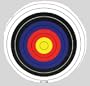 36" - 40" Round Glassflex Skirted Archery Target Face