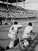 Batter Getting Ready for Pitch While Other Players are Waiting their Turn to Bat Phot...