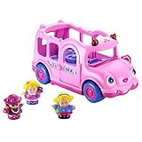 Pink Lil' Movers School Bus Little People by Fisher-Price