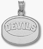 New Jersey Devils 'Devils Puck' Pendant - Sterling Silver Jewelry