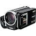 Black 8MP HD 10820p Dual Digital Video Camera with 3.0" LCD