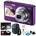 Samsung DV150F 16.2MP Dual-View Smart Camera w/ Built-in Wi-Fi in Cobalt Plum Lavander + 4GB MicroSD HC Memory Card + Samsung Camera Case Black + Flexible Tripod, Memory Card Wallet, 3pc Cleaning Kit & 3 Screen Protectors + Micro Fiber Cleaning Cloth + 25 Free Quality Photo Prints