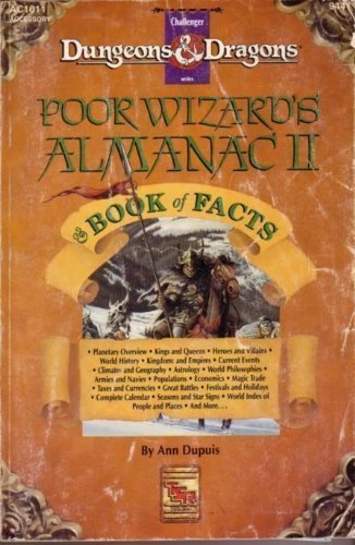 Poor Wizard's Almanac & Book of Facts II (Dungeons & Dragons Challenger Series)