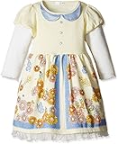 DISNEYワンピース白雪姫120cmクリームミニ裏毛Y5004