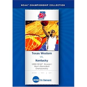 1966 NCAA Division I Mens Basketball Championship - Texas Western vs. Kentucky by 