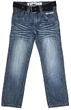 Jean garçon 5 poches avec ceinture avec ceinture, 926125