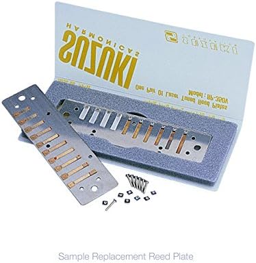 SUZUKIRP-350-LF Replacement Reed Plates for Promaster/Pipe Humming/Hammond Harmonica, Key of F Low