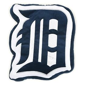 Forever Collectibles Detroit Tigers Team Logo Pillow