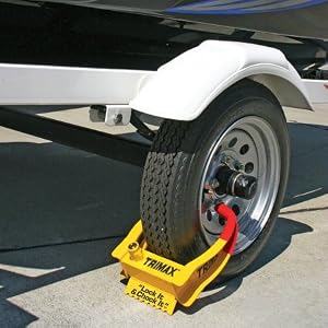 Trimax Deluxe Wheel Chock Lock by