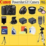 Canon PowerShot G11 Digital Camera with Accessory Kit