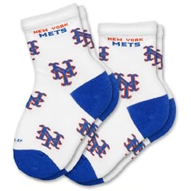 Click here to buy MLB New York Mets Kid's Infant Socks (2 Pack).