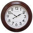 Classic Wood Wall Clock - Mahogany (24")