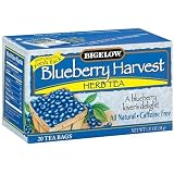 Bigelow Blueberry Harvest Herbal Tea 20 Count Boxes Pack of 6 by Bigelow