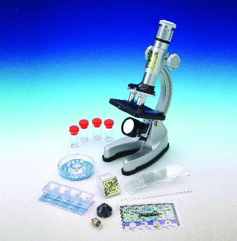 Microscope Set with Light and Projector
