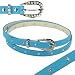 Women's Slim Rhinestone Studded Horseshoe Buckle Dress Belt