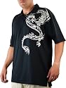 MightyBigMan Men's Dragon On The Green Polo
