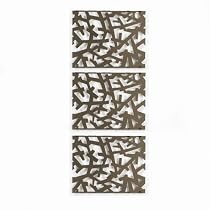 Umbra Arbera Set of 3, 9 X12-Inch Wall Tiles, Bronze